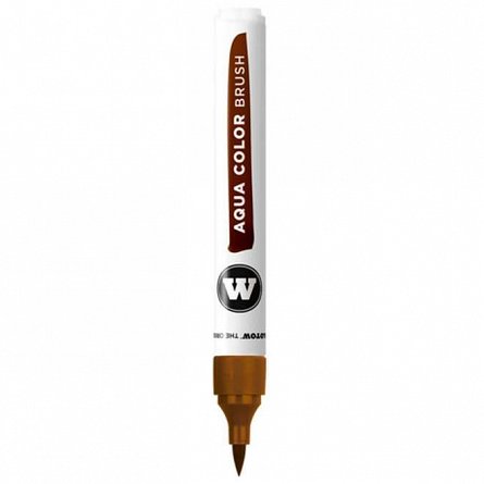 Marker varf pensula Molotow Aqua Color, 4 ml, brown 019