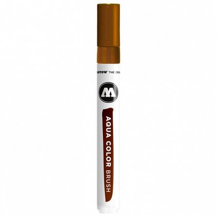 Marker varf pensula Molotow Aqua Color, 4 ml, brown 019