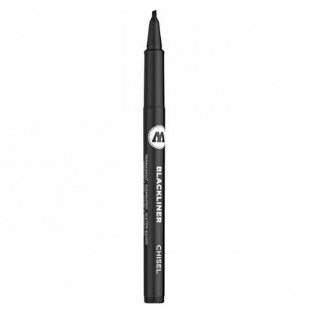 Liner Molotow Blackliner, chisel, negru