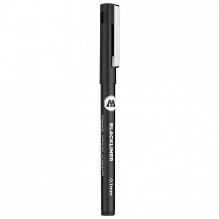 Liner Molotow Blackliner, 0.1 mm, negru