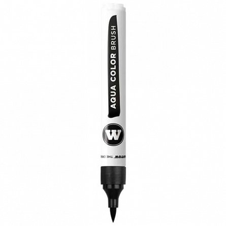 Marker varf pensula Molotow Aqua Color, 4 ml, deep black 022