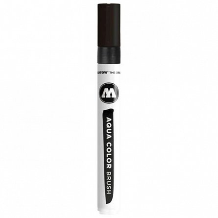 Marker varf pensula Molotow Aqua Color, 4 ml, deep black 022