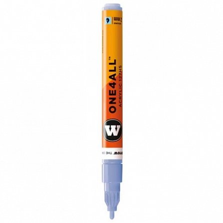 Marker acrilic Molotow One4All 127HS, varf rotund, 2 mm, blue violet pastel