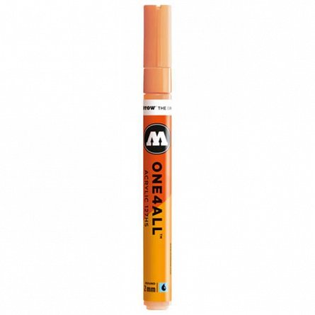 Marker acrilic Molotow One4All 127HS, varf rotund, 2 mm, peach pastel