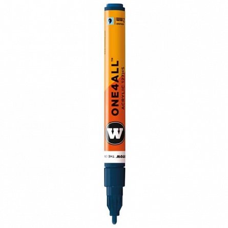 Marker acrilic Molotow One4All 127HS, varf rotund, 2 mm, petrol