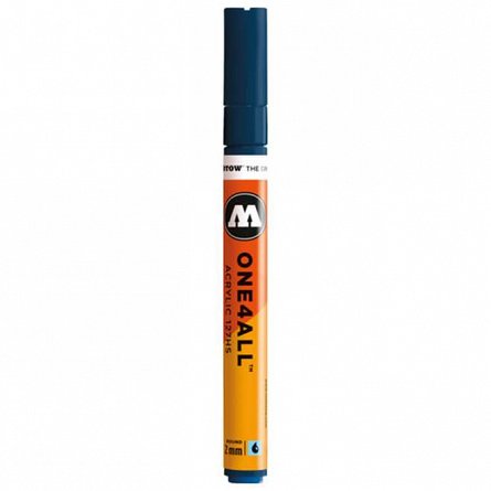 Marker acrilic Molotow One4All 127HS, varf rotund, 2 mm, petrol
