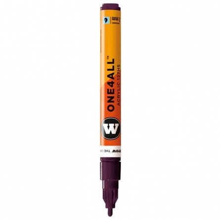 Marker acrilic Molotow One4All 127HS, varf rotund, 2 mm, purple violet
