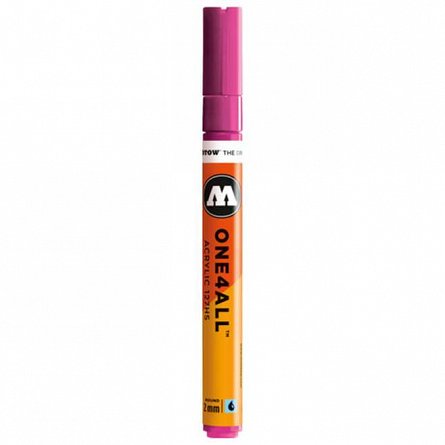 Marker acrilic Molotow One4All 127HS, varf rotund, 2 mm, magenta