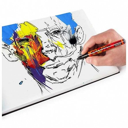 Marker acrilic Molotow One4All 227HS, varf rotund, 4 mm, true blue 204