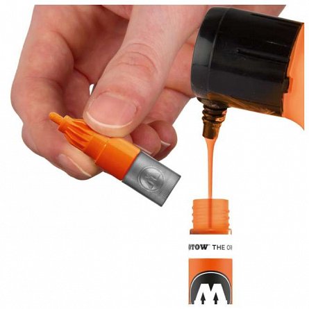 Marker acrilic Molotow One4All 227HS, varf rotund, 4 mm, true blue 204