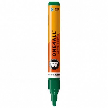 Marker acrilic Molotow One4All 227HS, varf rotund, 4 mm, mister green 096