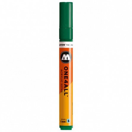 Marker acrilic Molotow One4All 227HS, varf rotund, 4 mm, mister green 096