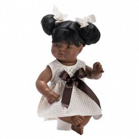 Papusa Afro cu Codite, 20cm