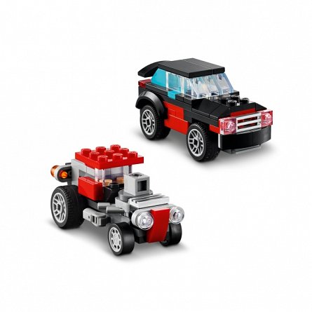 LEGO Creator - Camioneta cu platforma si elicopter 31146