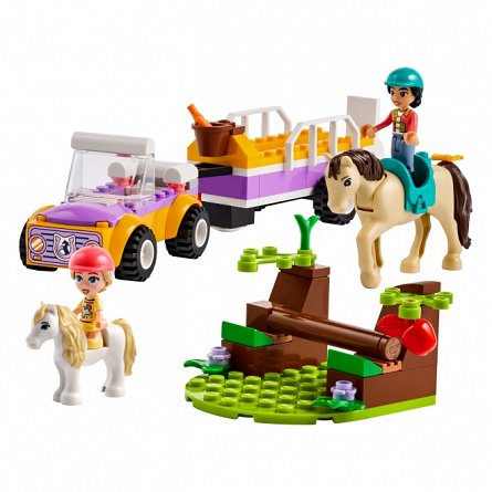 LEGO Friends - Remorca cu ponei si cal 42634