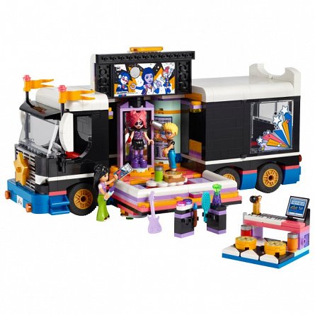 LEGO Friends - Autocar de turneu pentru staruri pop 42619