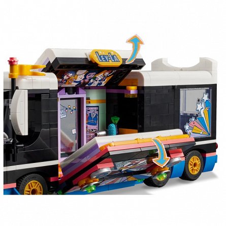 LEGO Friends - Autocar de turneu pentru staruri pop 42619
