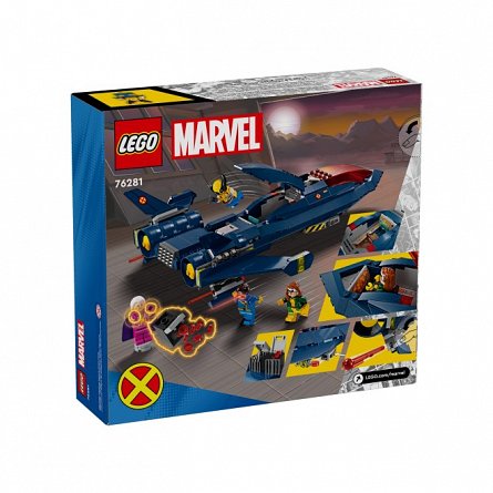 LEGO Marvel Super Heroes - Avionul X-Jet al X-Men 76281