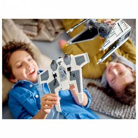 LEGO Star Wars - Fang Fighter mandalorian vs TIE Interceptor 75348