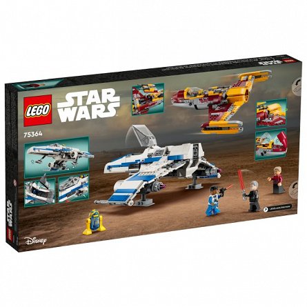 LEGO Star Wars - E-Wing al Noii Republici vs Starfighter-ul lui Shin Hati 75364