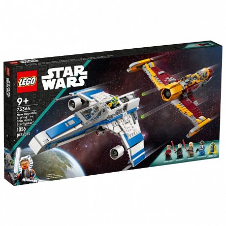 LEGO Star Wars - E-Wing al Noii Republici vs Starfighter-ul lui Shin Hati 75364