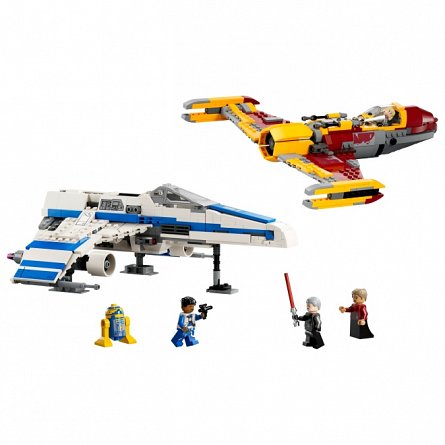 LEGO Star Wars - E-Wing al Noii Republici vs Starfighter-ul lui Shin Hati 75364