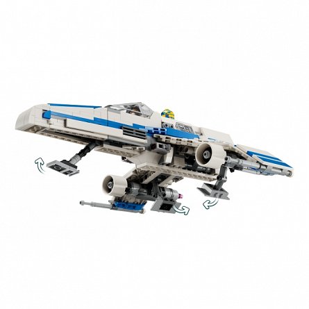 LEGO Star Wars - E-Wing al Noii Republici vs Starfighter-ul lui Shin Hati 75364