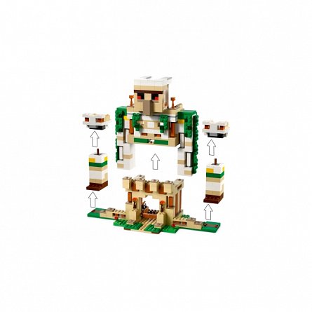 LEGO Minecraft - Fortareata Golemul de fier 21250