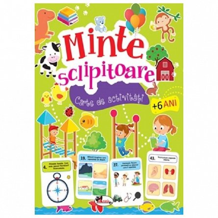 Minte sclipitoare. Carte de activitati 6 plus