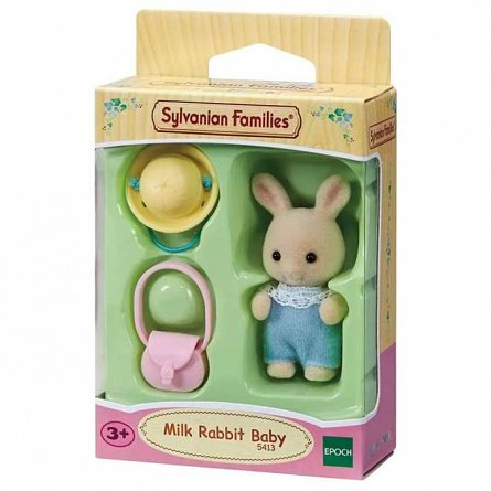 Figurine Sylvanian Families, Bebe Iepuras Milk