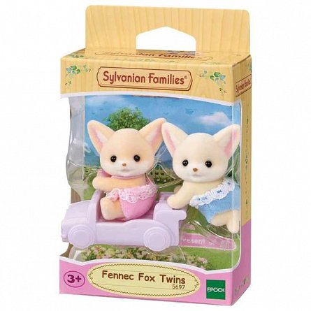 Figurine Sylvanian Families, Gemeni Vulpite Fennec
