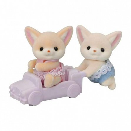 Figurine Sylvanian Families, Gemeni Vulpite Fennec