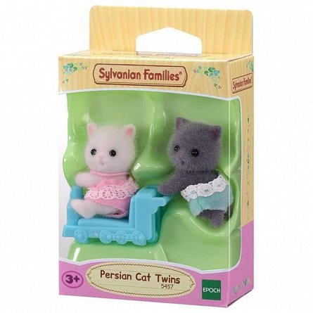 Figurine Sylvanian Families, Gemeni Pisicute Persane