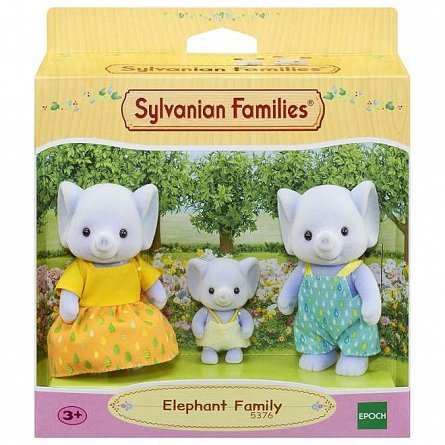 Figurine Sylvanian Families, Familia Elefanteilor