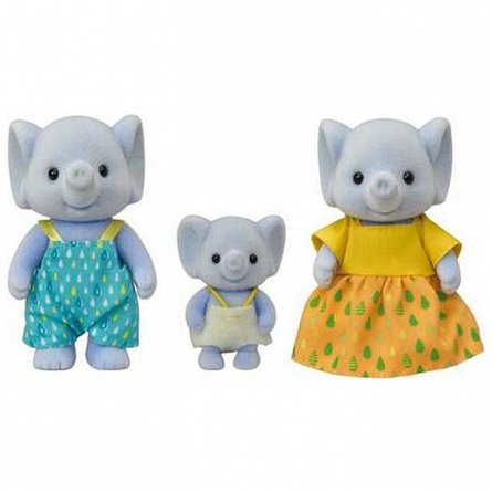 Figurine Sylvanian Families, Familia Elefanteilor