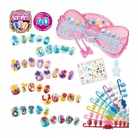 Set Margele Aquabeads, Stickere Pentru Unghii Printese Disney