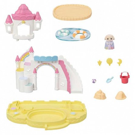 Figurine Sylvanian Families, Loc De Joaca Cu Piscina