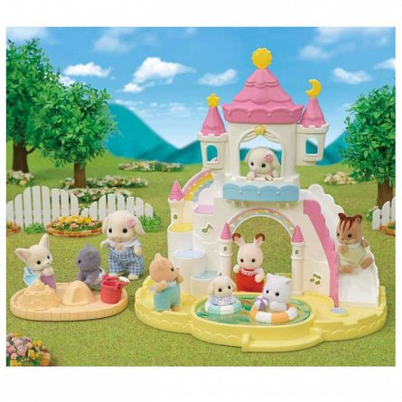 Figurine Sylvanian Families, Loc De Joaca Cu Piscina