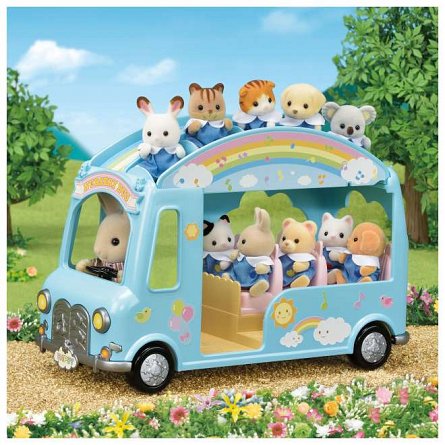 Figurine Sylvanian Families, Loc De Joaca Autobuz
