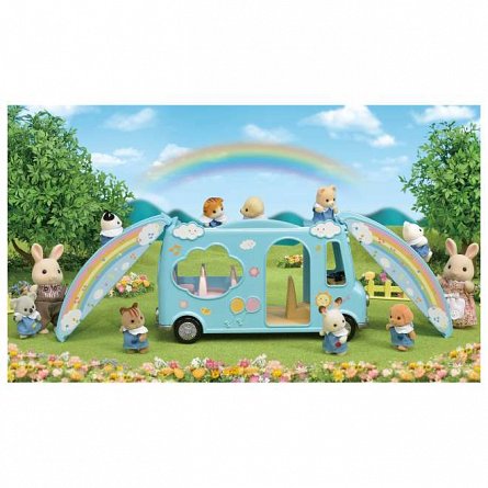 Figurine Sylvanian Families, Loc De Joaca Autobuz