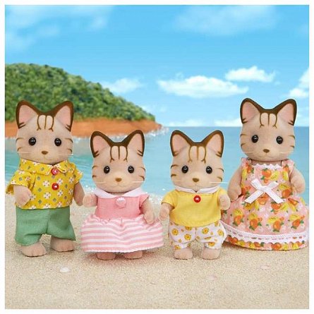 Figurine Sylvanian Families, Familia Pisicutelor Vargate