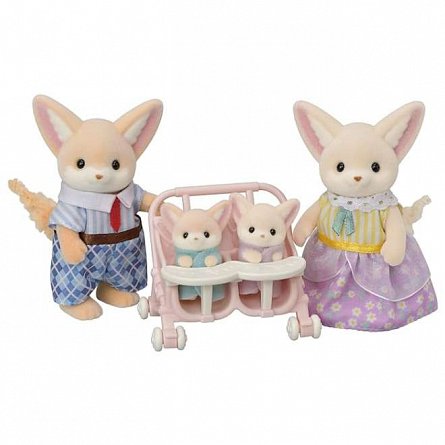 Figurine Sylvanian Families, Familia Vulpitelor Fennec