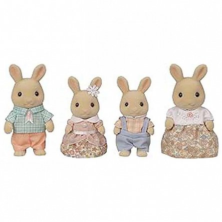 Figurine Sylvanian Families, Familia Iepurasilor Milk
