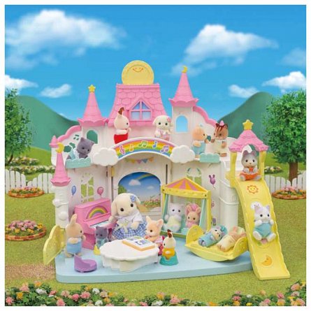 Figurine Sylvanian Families, Loc De Joaca Castel Culori Vesele