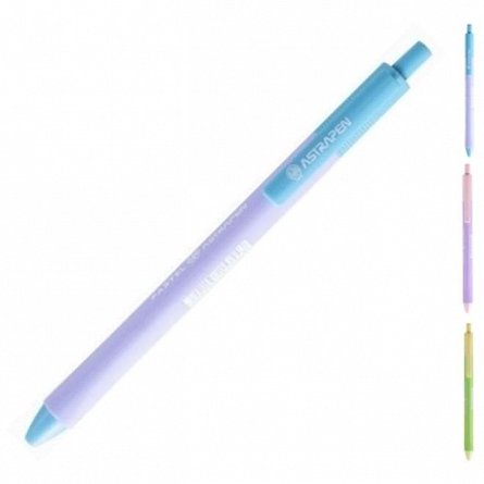 Pix Astra Pastel, cu mecanism, 0.6 mm, albastru, diverse modele