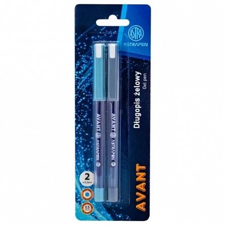 Pix cu gel Astra Avant, set 2 bucati, 0.5 mm, albastru, diverse modele