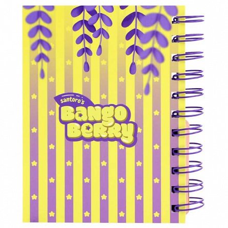 Caiet cu spira A6, Bangoberry, 200 plus 80 file, dictando plus velin, Pally Panda