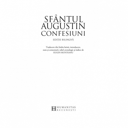 Confesiuni. Editie bilingva