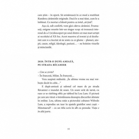 Milan Kundera. Scrisul, ce idee