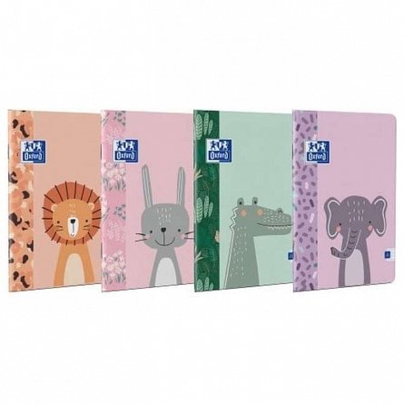 Caiet A5, 24 file, 90 g-mp, tip II, PP, Kids, Oxford